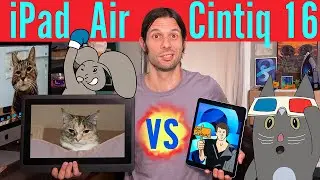 iPad Air 2020 Apple Pencil 2 vs Wacom Cintiq 16