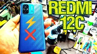 Open the phone redmi 12c (Replacing the charging connector )