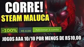 CORRE! Jogos para PC AAA Chegando a menos de R$10,00 na Steam Maluca e Nuuvem!
