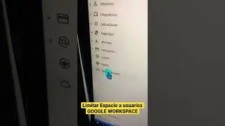 Limitar espacio a cada usuarios de Google Workspace. #shorts