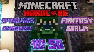 Surviving 100 Days in FANTASY REALM but in Hardcore Minecraft... This is how it went EP5
