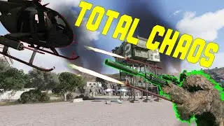 Wasteland is TOTAL CHAOS (Littlebird Wars & More!) | Arma 3 Wasteland