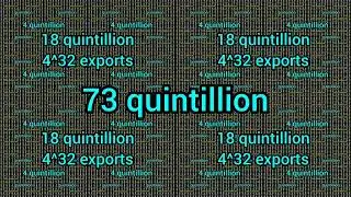 I over 1 decillion times