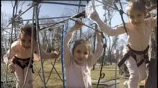 Приключение в харьковском верёвочном парке.