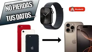CÓMO vincular tu Apple Watch a un NUEVO iPhone SIN RESPALDO | ¡CUIDADO con perder tu información!
