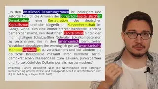 Antiwestliche Narrative in der SBZ