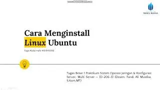 Cara Menginstall Linux Ubuntu