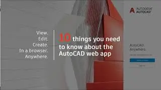 AutoCAD Web App overview