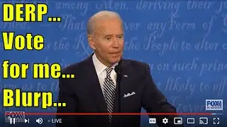 Joe Biden's Brain Breaks during the debates. BIDEN GAFFE