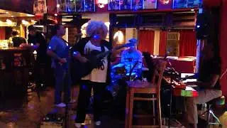 KJ Denhert in St Barth's at the Baz Bar