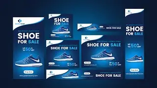 Display Ads Banner Design in Photoshop Tutorial | Google Ads Design
