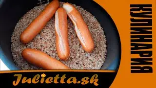 Гречневая каша с сосисками в мультиварке (два блюда одновременно)