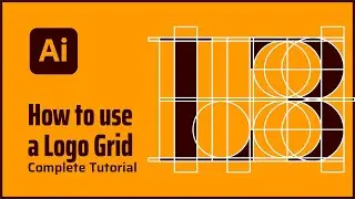How to use logo grid & shape builder tool in Adobe Illustrator Design tutorial | 