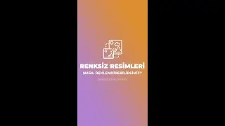 Programsız Fotoğraf Renklendirme - Resim renklendirme nasıl yapılır?