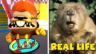GAME Vs. REAL LIFE Characters Comparison - CLUCKY'S (4K Showcase)