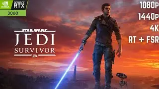 GeForce RTX 3060 Benchmark | Star Wars Jedi: Survivor