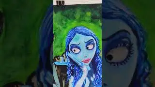 Рисунок на Хэллоуин Акварелью/Halloween Drawing Watercolor