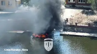 Знищення катерів РФ на Херсонщині