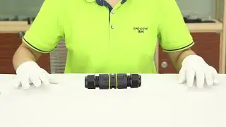 How to Joint cable with lever nut circular connector (EW-M25B)