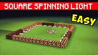 Magical Spinning Redstone Loop Lamp Tutorial [Minecraft]