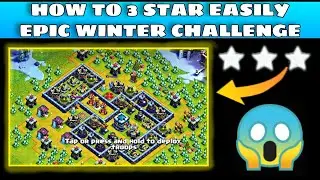 How to complete epic winter challenge easily in coc. Clash of clans #1