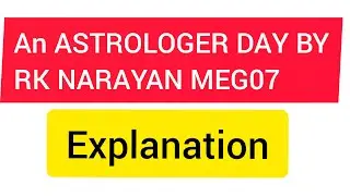 An ASTROLOGER DAY BY RK NARAYAN MEG07 IGNU