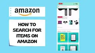 How to search items on amazon