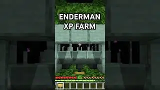 BEST SIMPLE ENDERMAN XP FARM TUTORIAL In Minecraft Bedrock!