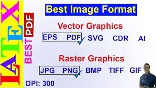 Best  Image Format to use in LaTeX (LaTeX Tips/Solution- 28)