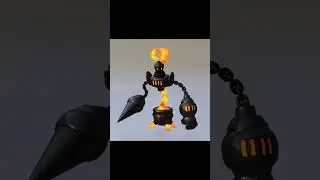 Magma Knight  #cute #3d #shorts