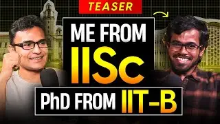 ME from IISc & PhD from IIT Bombay Teaser | Very Interesting Podcast | Ravindrababu Ravula