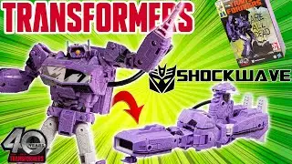 TRANSFORMERS GENERATIONS SHOCKWAVE Collector COMIC EDITION 40 ANS Mon DECEPTICON préféré !