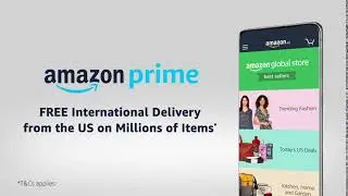 Amazon Prime - Free international shipping
