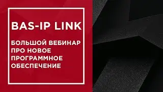 BAS-IP Link: большой вебинар про новое программное обеспечение