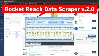Rocket Reach Data Scraper v.2.0 | RocketReach.co Data Scraping Tool & Bot | Extract Unlimited Leads