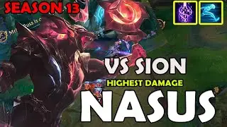Nasus vs Sion Top Lane: Team Struggles and Unyielding Determination