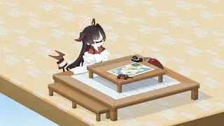 [Blue Archive] ~Kasumi~ Cafe Furniture Interaction