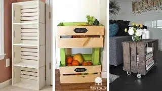 25 Wood Crate Storage Ideas