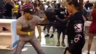 Quest Training AllStrike on display at the Arnold Classic in Brazil