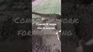 Short video.  Concrete for Flooring .