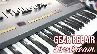 Some vintage synths, some random guitars and whatever else - Live Stream