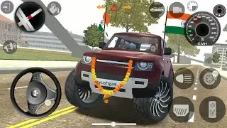 Dollar song sidhu musewala real Indian New Model Defender offroad village driving gameplay video
