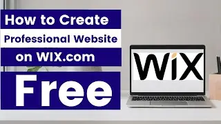 How to create Website on Wix | wix | website creation