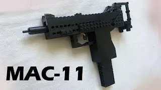 Lego Mac-11 (working Rubber Band Gun)