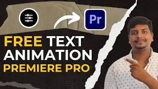 #FREE Text Animation For Adobe Premere Pro | Link In Description