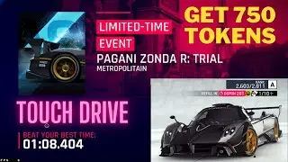 Asphalt 9 - PAGANI ZONDA R : TRIAL ⭐ Touch drive   #a9creator   #Asphalt9