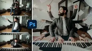 🔥 Cómo Hacer un FOTOMONTAJE [MANIPULACIÓN] en Photoshop
