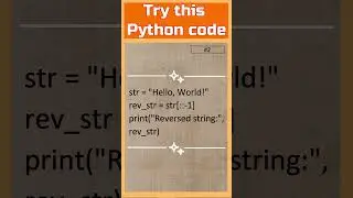 2 - Try this Python Code | Python for Beginners | Interview Questions for freshers | Python Coding