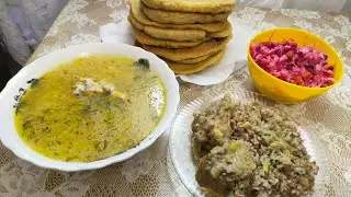 Жизнь на пенсии.Простая еда. Что у нас на ужин?!