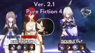 Herta Himeko ATK Extra & Acheron Double DoT | Pure Fiction Floor 4 3 Stars | Honkai: Star Rail